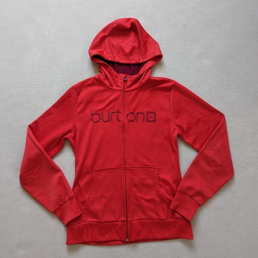 Burton red sweatshirt women's Large